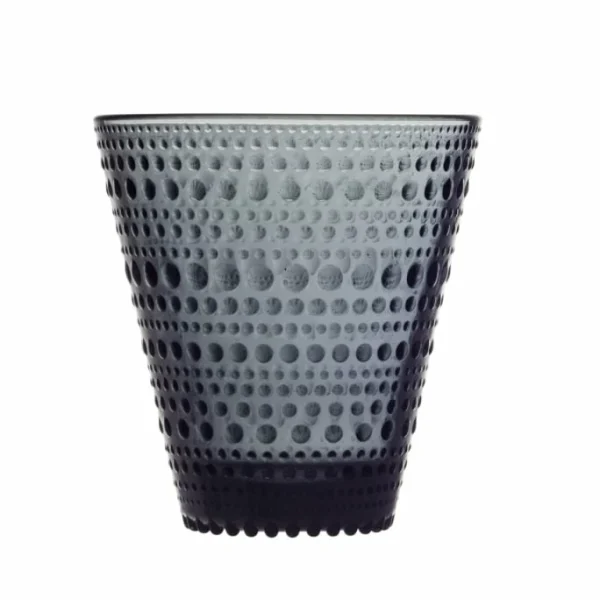 Iittala Kastehelmi Tumbler Trinkglas 2er-Set – 2 X 330 Ml – Dark Grey 1