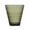 Iittala Kastehelmi Glas 2er-Set – 2×300 Ml – Moosgrün 7