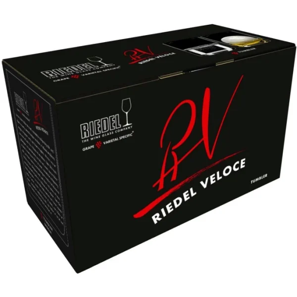 RIEDEL VELOCE Wasserglas 2er-Set – 2er-Set: 430 Ml – Kristall 6