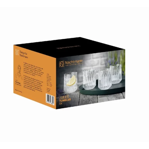 Nachtmann Jules Glas 4er-Set – 4 Gläser à 305 Ml – Kristall 5