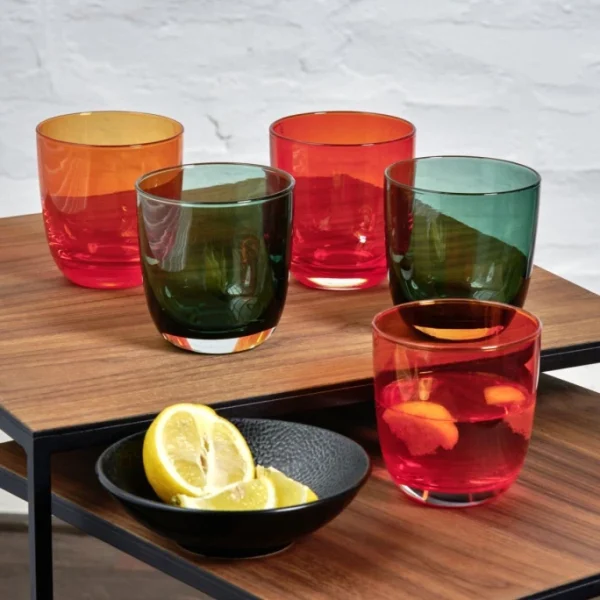 Lambert Ofra Becherglas – 6er Set – 6 Gläser à Ø 9 Cm – Höhe 9,5 Cm – Koralle 4