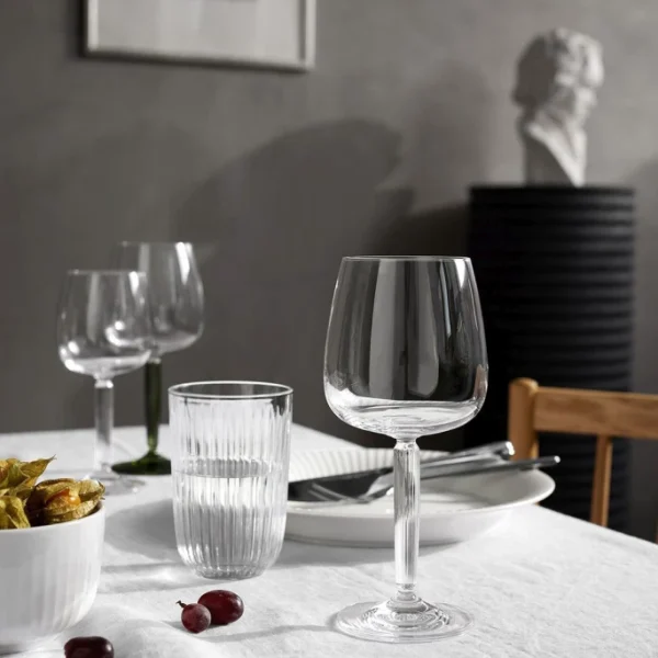 Kähler Design Hammershøi Wasserglas – 4er-Set – 4er-Set: 370 Ml – Ø 8 Cm – Höhe: 12 Cm – Klar 6