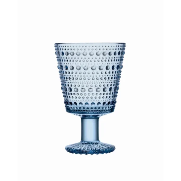 Iittala Kastehelmi Glas Mit Fuß 2er-Set – 2×260 Ml – Aqua 1