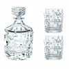 Nachtmann Punk Whisky-Set 3-tlg – Dekanter (750 Ml) + 2 Gläser (348 Ml) – Kristall 14