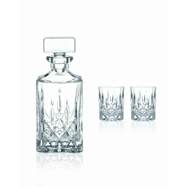 Nachtmann Noblesse Whisky-Set 3-tlg – Dekanter (750 Ml) + 2 Gläser (295 Ml) – Kristall 1