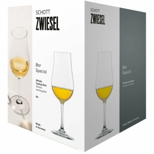 Schott Zwiesel Bar Special Whisky-Tasting-Tumbler – 4er-Set – 4er-Set – Ø 6,6 Cm – Höhe: 18,3 Cm – Klar 4