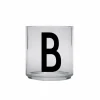 Design Letters KIDS PERSONAL DRINKING GLASS Trinkglas – Höhe 7,3 Cm – Ø 7,4 Cm – B – Tritanglas 7