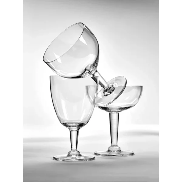 SERAX Boxy’s Take Time Weißweinglas 4er-Set – 4 Gläser à 250 Ml – Clear 3