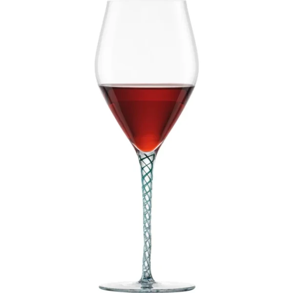 Zwiesel Glas SPIRIT Rotweinglas 2er-Set – 2 X 480 Ml – Klar/grün 3