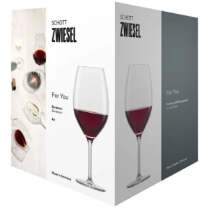 Schott Zwiesel For You Bordeauxgläser – 4er-Set – 4er-Set – Ø 9,3 Cm – Höhe: 23 Cm – Klar 15
